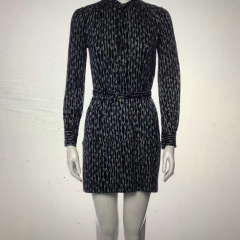 Diane von Furstenberg silk mini dress.